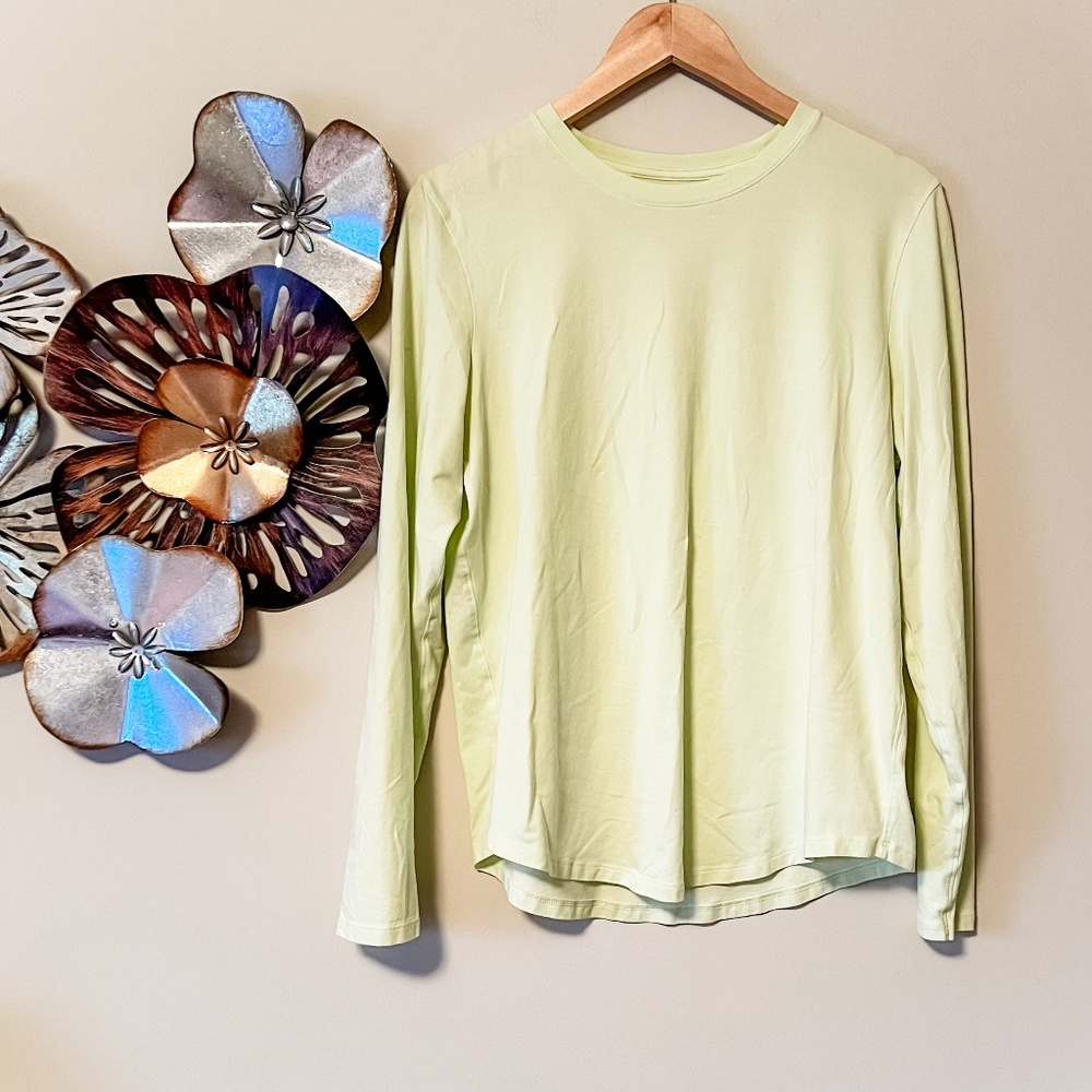 Lululemon Love Long Sleeve - Crispin Green - Size 10